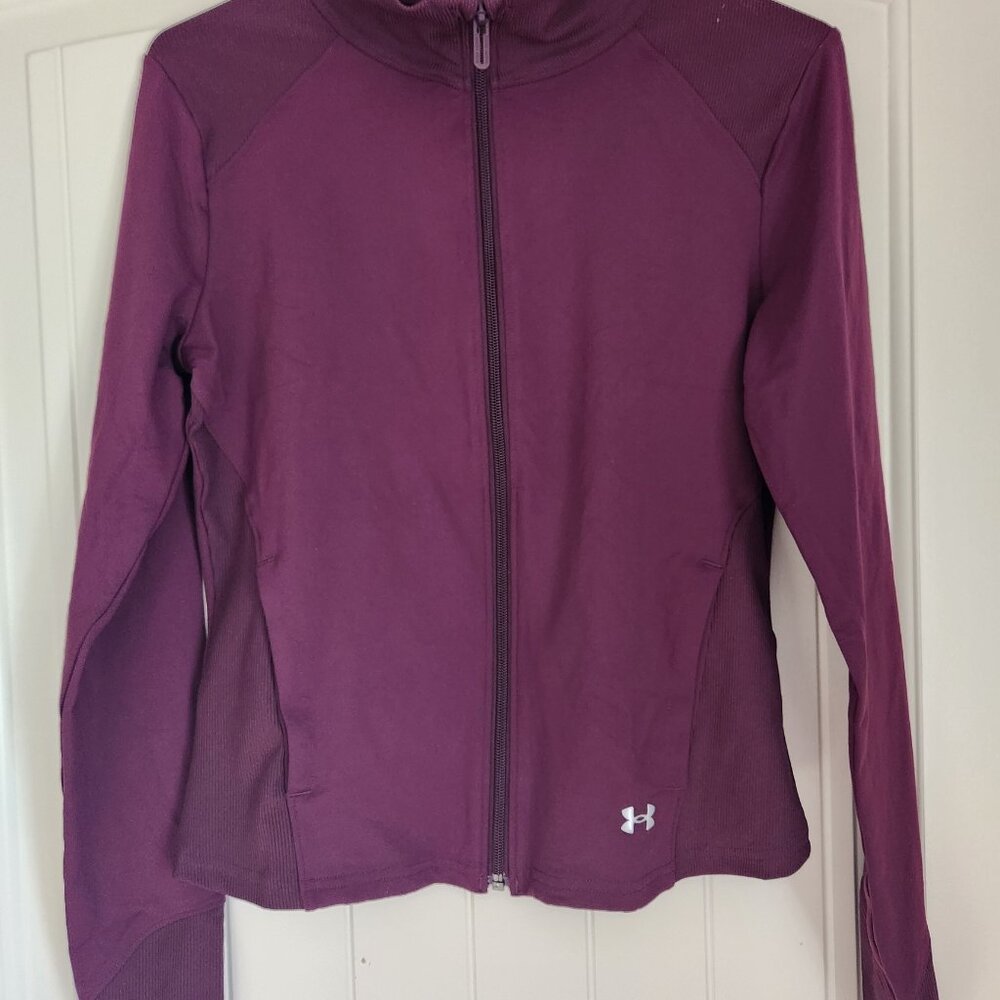 Under Armour Womens Meridian Fitted Jacket SMALL Plum Purple